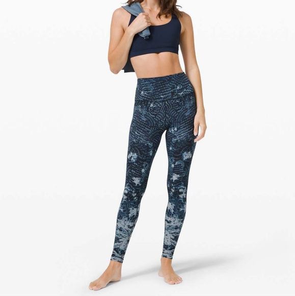 lululemon Align Pant 28" *Engineered Print Color: Indigo Lace Starlight Multi - Picture 4 of 7